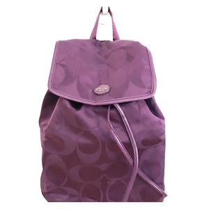 Coach Signature Nylon Packable Backpack